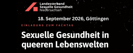 Motiv zur Bewerbung des FACHTAGS Sexuelle Gesundheit in queeren Lebenswelten