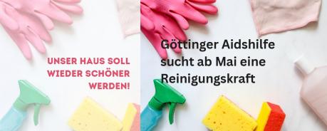 Die Göttinger Aidshilfe sucht ab Mai eine Reinigungskraft