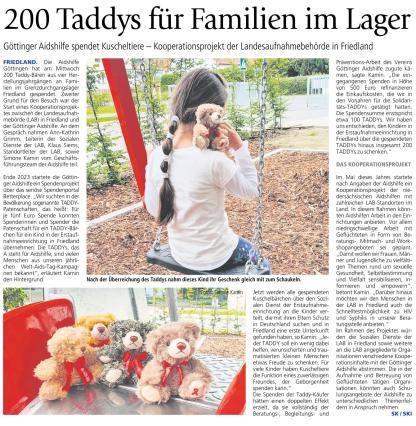 Abbildung des Presseartikels im ExtraTip vom 08.06.2024 