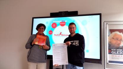 Bild von der Schulung zum Projekt Positive Welcome beim Parit&auml;tischen in Osterode